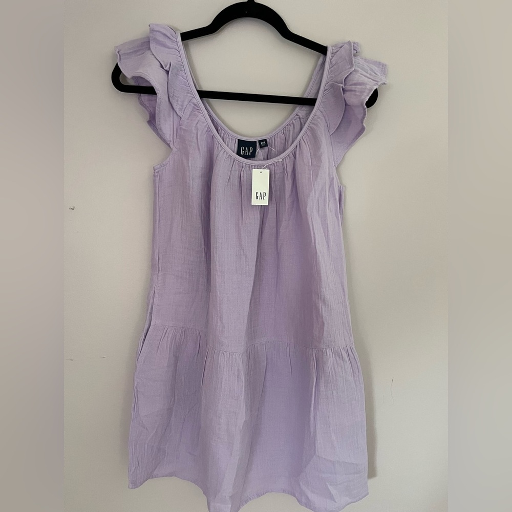 NWT Gap Crinkle Gauze Mini Dress
Lilac Purple | Size XXS